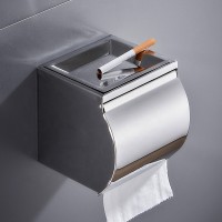 304 Stainless steel bathroom roll holder wall-mounted shower tissue holder toilet paper holder